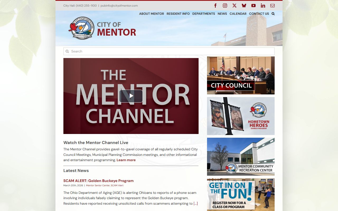 Mentor Family Court Records - City of Mentor Official Website