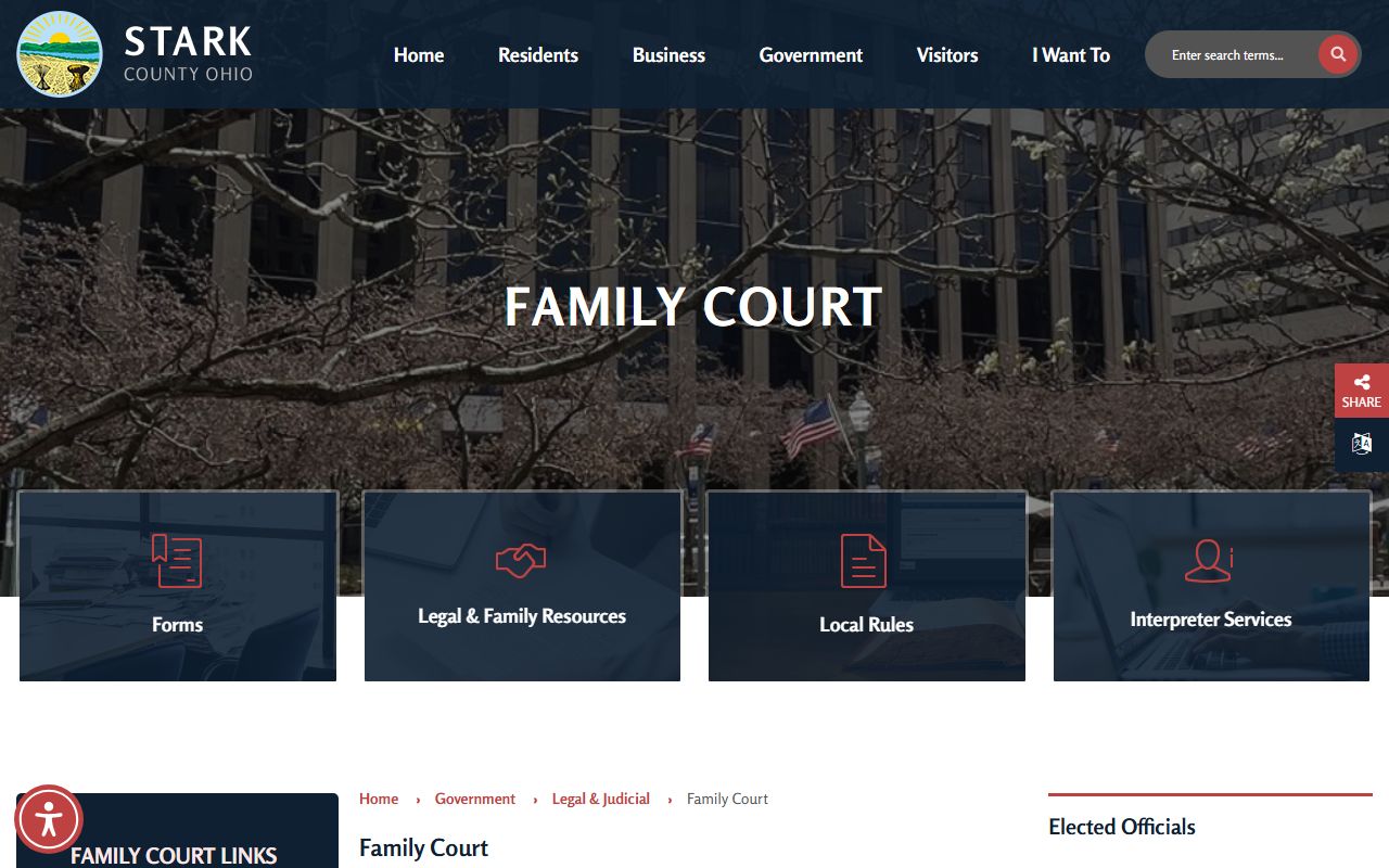 Stark County Family Court Records - Stark County Family Court Page