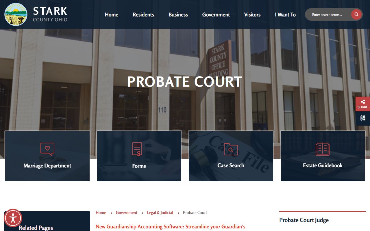 Stark County Family Court Records - Stark County Probate Court