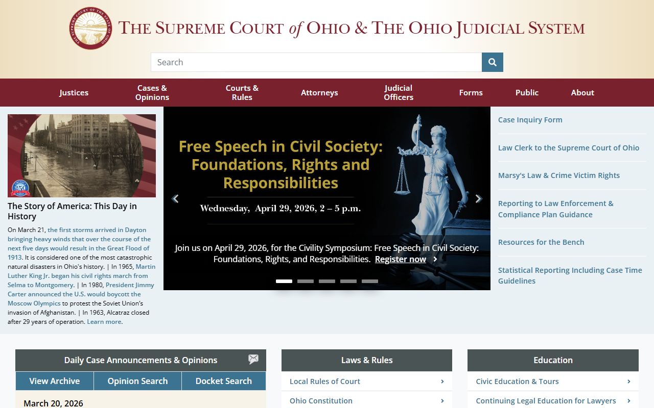 Ohio Family Court Records - Supreme Court of Ohio portal